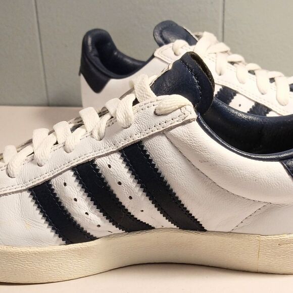 Adidas Classic Unisex Shell Toe Leather Sneakers Women's 7.5 Men's 6.5 - Picture 8 of 12